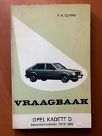 Vraagbaak Opel Kadett-D benzine, 1979-1985, Auto diversen, Handleidingen en Instructieboekjes, Ophalen of Verzenden