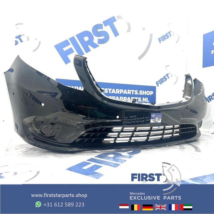 W447 VITO BUMPER A4478850825 Mercedes VITO VOORBUMPER ZWART, Auto-onderdelen, Carrosserie en Plaatwerk, Bumper, Mercedes-Benz