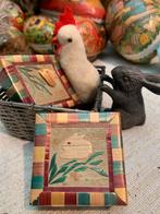 Paasdecoratie villegrain mandje met paashaas, T, Ophalen of Verzenden, Zo goed als nieuw, N