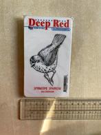 Deep Red rubber stempel (mus) Springtime sparrow, Ophalen of Verzenden, Nieuw