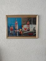 Kader met oude reclame cinzano, Verzamelen, Ophalen of Verzenden