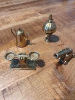 Letterbak koper - brons-  messing miniatuurtjes, Ophalen of Verzenden, Brons