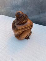 Vintage houten boeddha, Antiek en Kunst, Ophalen of Verzenden