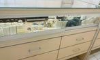 (SPOED) 6 Verschillende Juwelier Vitrinekasten., Huis en Inrichting, Kasten | Vitrinekasten, Ophalen, Gebruikt, 100 tot 150 cm
