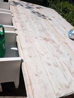 Steigerhouten tafels, Ophalen, Gebruikt, 200 cm of meer, 50 tot 100 cm