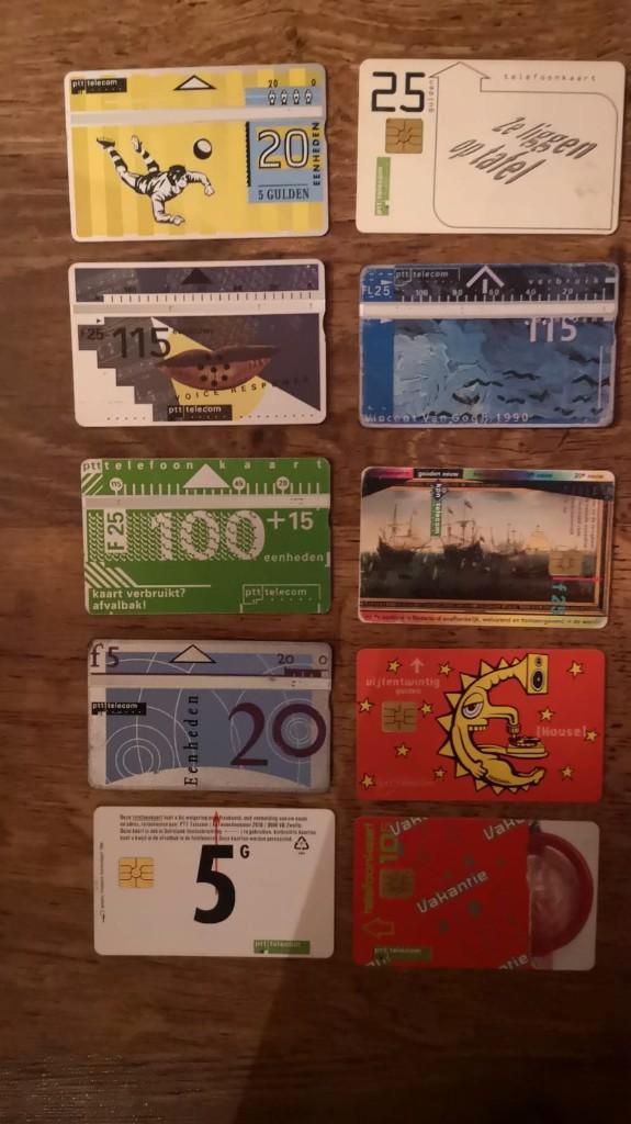 telefoonkaarten PTT Telecom 10x, Verzamelen, Telefoonkaarten, Nederland, Ophalen of Verzenden
