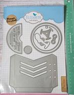 Elizabeth Craft Design – Pocket Set Chevron Circle Die, Hobby en Vrije tijd, Ophalen of Verzenden, Nieuw, Frame of Mal