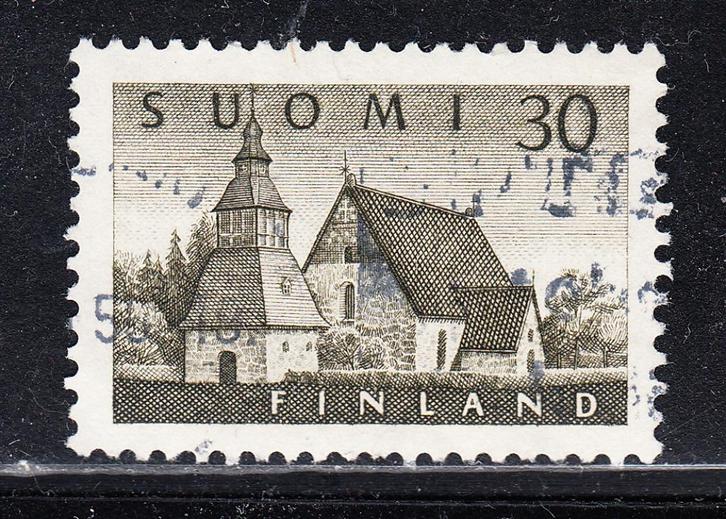 925 - Finland michel 454 gestempeld , kerk in Lammi, Postzegels en Munten, Postzegels | Europa | Duitsland, Gestempeld, Overige periodes