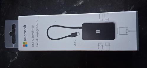 Microsoft USB-C Travel Hub Black, Computers en Software, USB Sticks, Nieuw, Ophalen of Verzenden