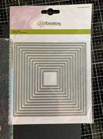 Craft emotions snijmal set vierkant, Ophalen of Verzenden, Nieuw, Overige thema's, Pons of Mal