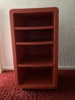 Ikea vintage kastje ,trolley met wieltjes oranje kunststof, Kunststof, Ophalen of Verzenden, Zo goed als nieuw, Minder dan 100 cm