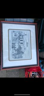 Schilderij van emmen ( stad ) met echtheidcertificaat, Ophalen of Verzenden