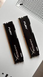 HyperX Fury 2x 8GB DDR4-3200 CL16, Computers en Software, RAM geheugen, DDR4, Ophalen of Verzenden, Zo goed als nieuw, Desktop