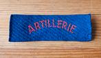 Naamlint Artillerie, Ophalen of Verzenden, Landmacht, Nederland, Embleem of Badge
