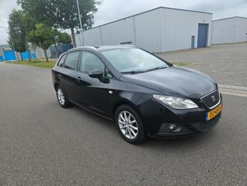 Seat Ibiza 1.2TDI 55KW ST 2011 Zwart airco !!! beschikbaar voor biedingen