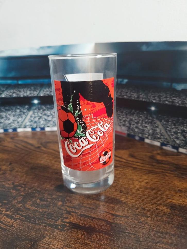 Coca Cola glas Uefa Euro Ek voetbal 2000, Verzamelen, Glas en Borrelglaasjes, Zo goed als nieuw, Frisdrankglas, Ophalen