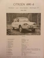 4x Citroen Ami 6 8 en Super Olyslager Kluwer Vraagbaken., Ophalen of Verzenden