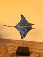 Catch of the day!! Beautiful bronze floating Manta Ray Art, Ophalen of Verzenden