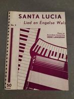 Bladmuziek Santa Lucia - lied en Engelse wals, Ophalen of Verzenden