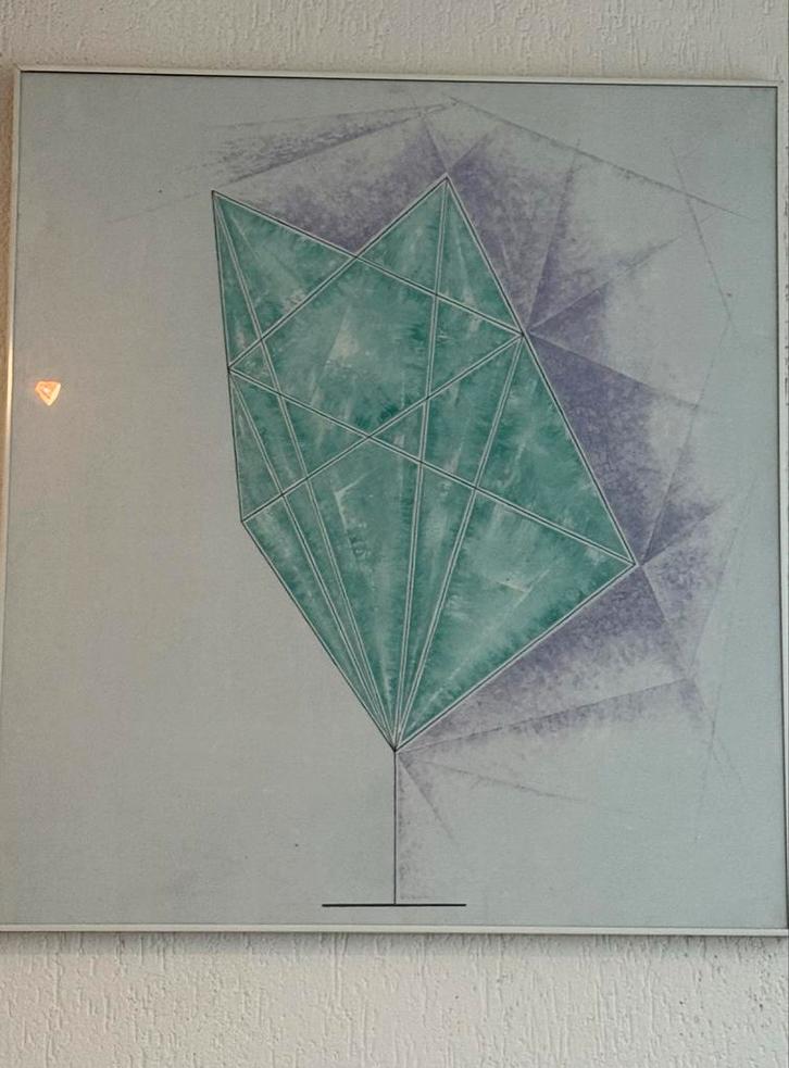 Frans Hamer Abstract Schilderij, Antiek en Kunst, Kunst | Schilderijen | Abstract, Ophalen of Verzenden