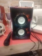 Karaoke: speaker + microfoon / microphone, Ophalen, Zo goed als nieuw, Complete set