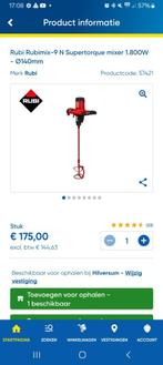 Mixer en schuurmachine, Ophalen of Verzenden, Zo goed als nieuw