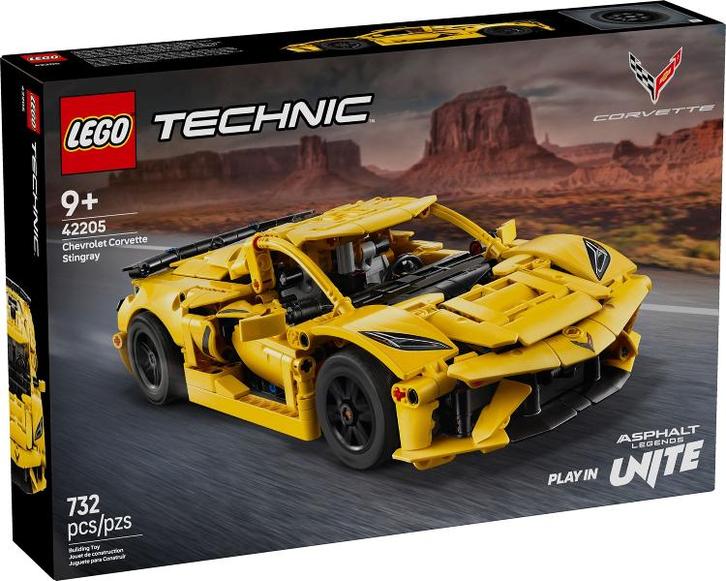 Lego Technic set 42205 Chevrolet Corvette Stingray, Kinderen en Baby's, Speelgoed | Duplo en Lego, Nieuw, Lego, Complete set, Ophalen of Verzenden