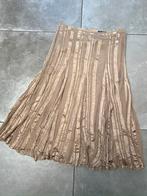 GIL BRET 100% PUUR ZIJDE A LIJN MIDI ROK MAAT 40 M, Maat 38/40 (M), Bruin, Ophalen of Verzenden, Zo goed als nieuw