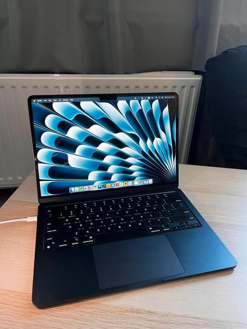 Macbook Air, 13 inch, Midnight, M2 chip, 256 GB, 8 GB Ram, Computers en Software, Apple Macbooks, MacBook Air, 13 inch, 256 GB