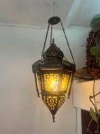 Oosterse hanglamp met mooi design, Ophalen of Verzenden, Gebruikt, Glas, Minder dan 50 cm