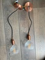 2x hanglamp (kleur: rosé) INCL lamp | ook per stuk te koop, Huis en Inrichting, Lampen | Hanglampen, Ophalen of Verzenden, Zo goed als nieuw