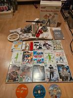 Grote  Nintendo wii spelcomputer set met 17 spellen en extra, Spelcomputers en Games, Ophalen of Verzenden, Zo goed als nieuw