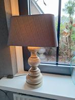 Tafellamp,landelijk,Taupe,complete lamp,grote lamp, Huis en Inrichting, Lampen | Tafellampen, Ophalen, Zo goed als nieuw, Minder dan 50 cm