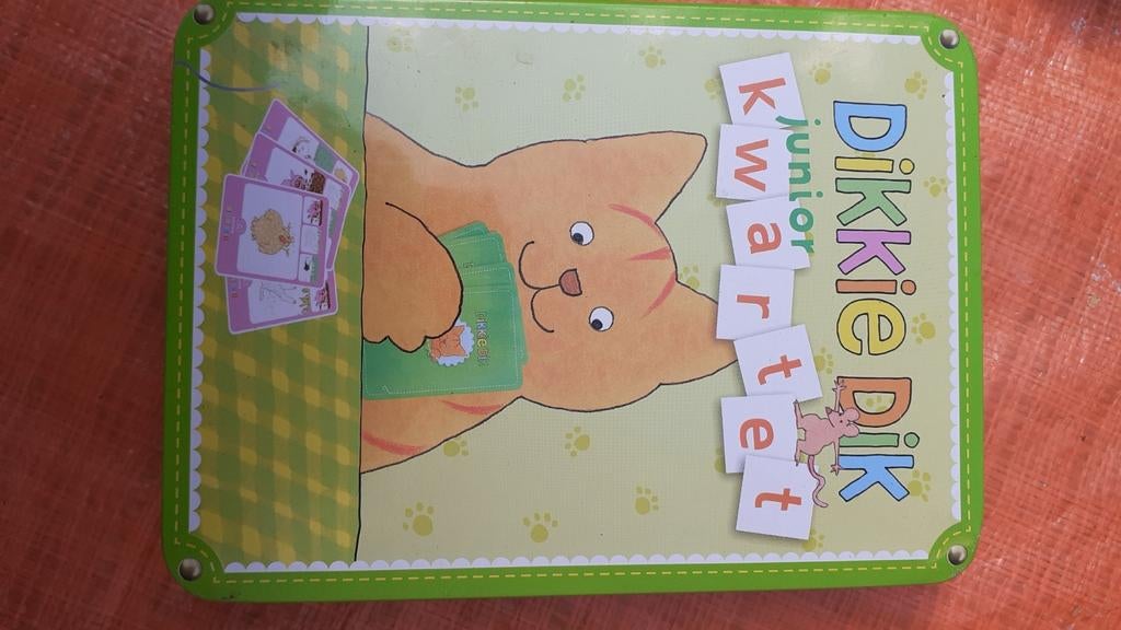 Dikkie Dik Junior Kwartetspel, Een of twee spelers, Ophalen of Verzenden, Zo goed als nieuw