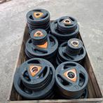 1042.5 kg Ziva Pu Olympische Gewichten Met Ziva Barbells, Ophalen, Zo goed als nieuw, Kettlebell