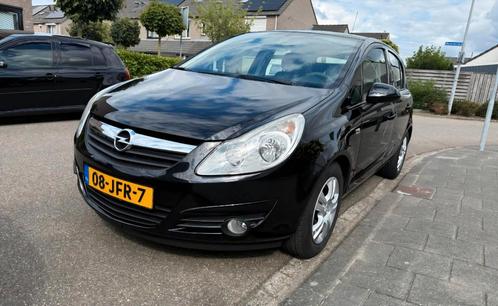 Opel Corsa 1.4 16V 5D 2009 Zwart, Auto's, Opel, Particulier, Corsa, Benzine, B, Hatchback, Handgeschakeld, Origineel Nederlands
