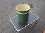 groene prullenbak, 40 liter of meer, Ophalen of Verzenden, Zo goed als nieuw, Metaal