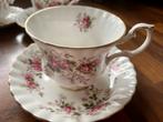 Royal Albert, Lavender Rose 1961, 2 heren kop en schotels, Ophalen of Verzenden