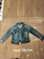Meisjes spijkerjasje maat 128/134, Kinderen en Baby's, Kinderkleding | Maat 134, Ophalen, Gebruikt, Meisje, Jas