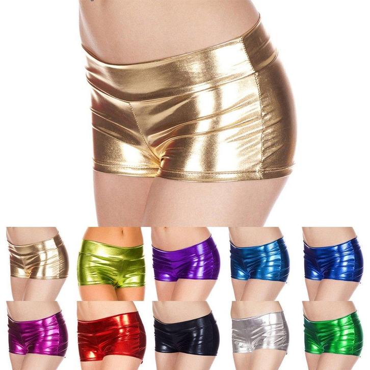 Hot pants metallic (broekje wetlook kort leren broek dames), Kleding | Dames, Broeken en Pantalons, Nieuw, Maat 38/40 (M), Overige kleuren