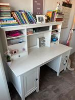 Hemnes bureau ikea met opzetstuk, Huis en Inrichting, Bureaus, Ophalen, Zo goed als nieuw