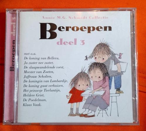 Annie MG Schmidt collectie deel 3 beroepen KRASVRIJE CD, Cd's en Dvd's, Cd's | Kinderen en Jeugd, Zo goed als nieuw, Muziek, Ophalen of Verzenden