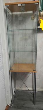 Vitrine kast, Huis en Inrichting, Kasten | Vitrinekasten, Ophalen of Verzenden, Gebruikt, 25 tot 50 cm