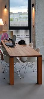 Seuren Hardhouten Eettafel - 210x86,5cm, Ophalen, Gebruikt, 200 cm of meer, 50 tot 100 cm