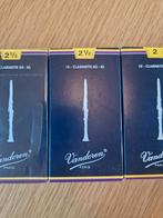 Vandoren Klarinet rietjes/ clarinette reeds, Ophalen of Verzenden, Nieuw, Hout