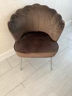 Prachtige schelp stoelen 4stuks, Bruin, Ophalen of Verzenden, Zo goed als nieuw, Metaal
