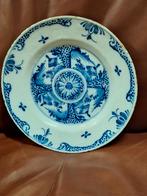 Antiek Delfts Blauw Bord Chinees Decor, Antiek en Kunst, Antiek | Keramiek en Aardewerk, Ophalen of Verzenden