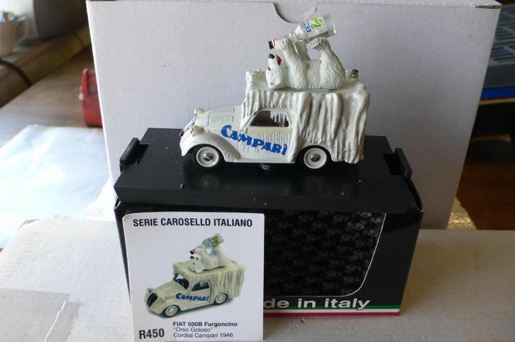 fiat topolino campari 1946 1/43 -van 46,50 nu 25 euro !!!!!!, Hobby en Vrije tijd, Modelauto's | 1:43, Nieuw, Auto, Overige merken