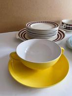 Knalgele soepkom gemerkt FRIS Made in Holland - Fris Edam, Huis en Inrichting, Keuken | Servies, Ophalen, Gebruikt, Kom(men), Effen