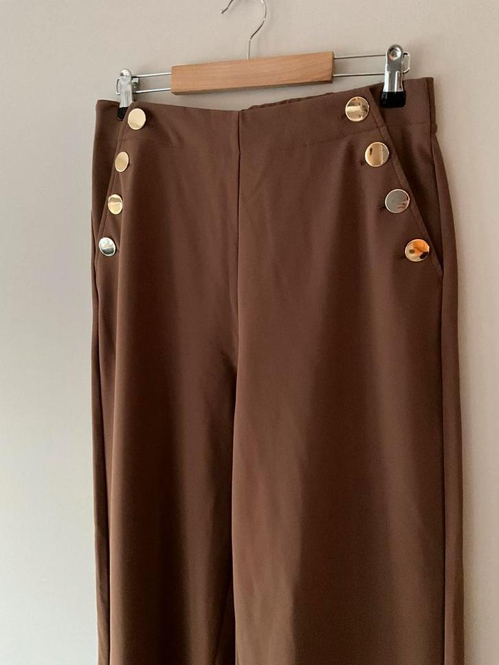 Studio Anneloes broek bruin maat M, Kleding | Dames, Broeken en Pantalons, Zo goed als nieuw, Maat 38/40 (M), Bruin, Lang, Ophalen of Verzenden